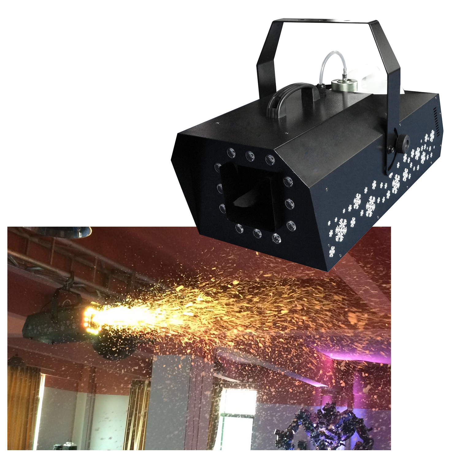 LED Snow Machine 1500w