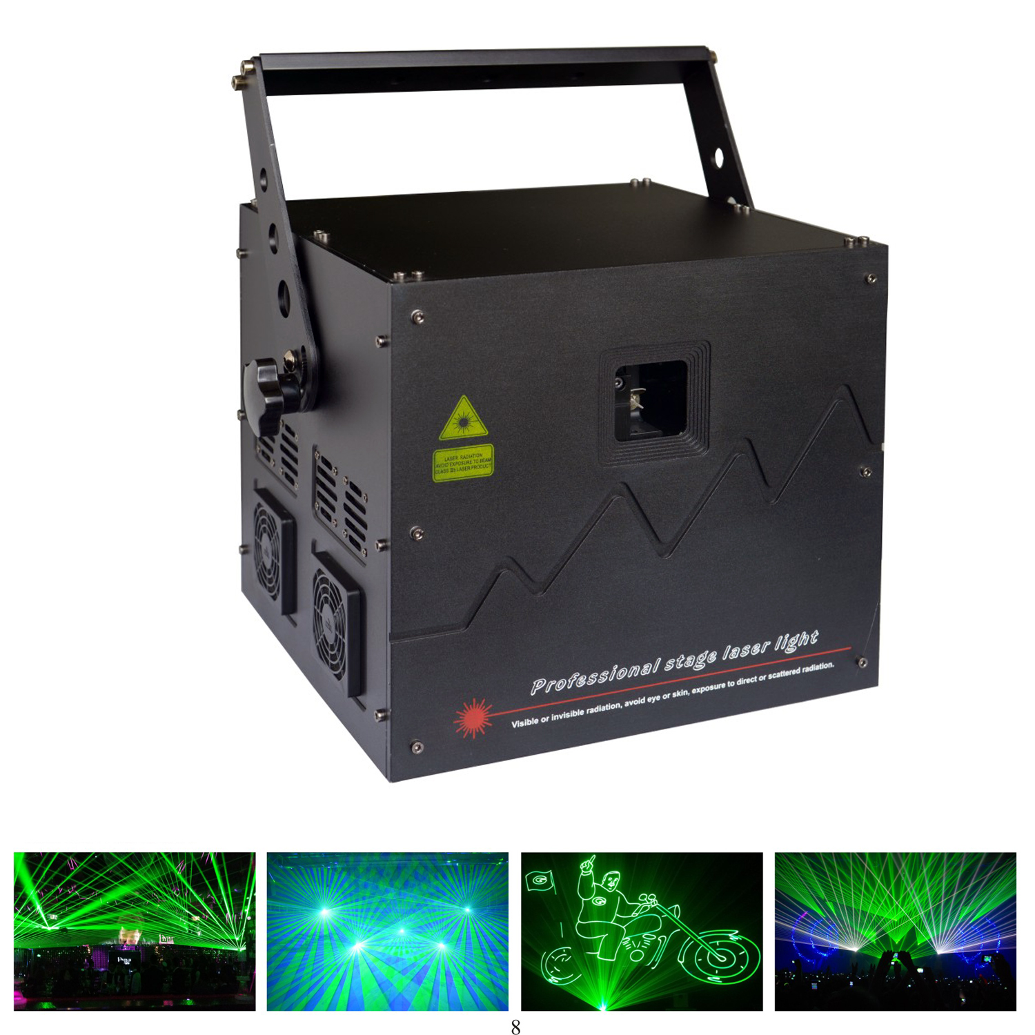 Lightful M6 3-5w Green ANIMATION LASER