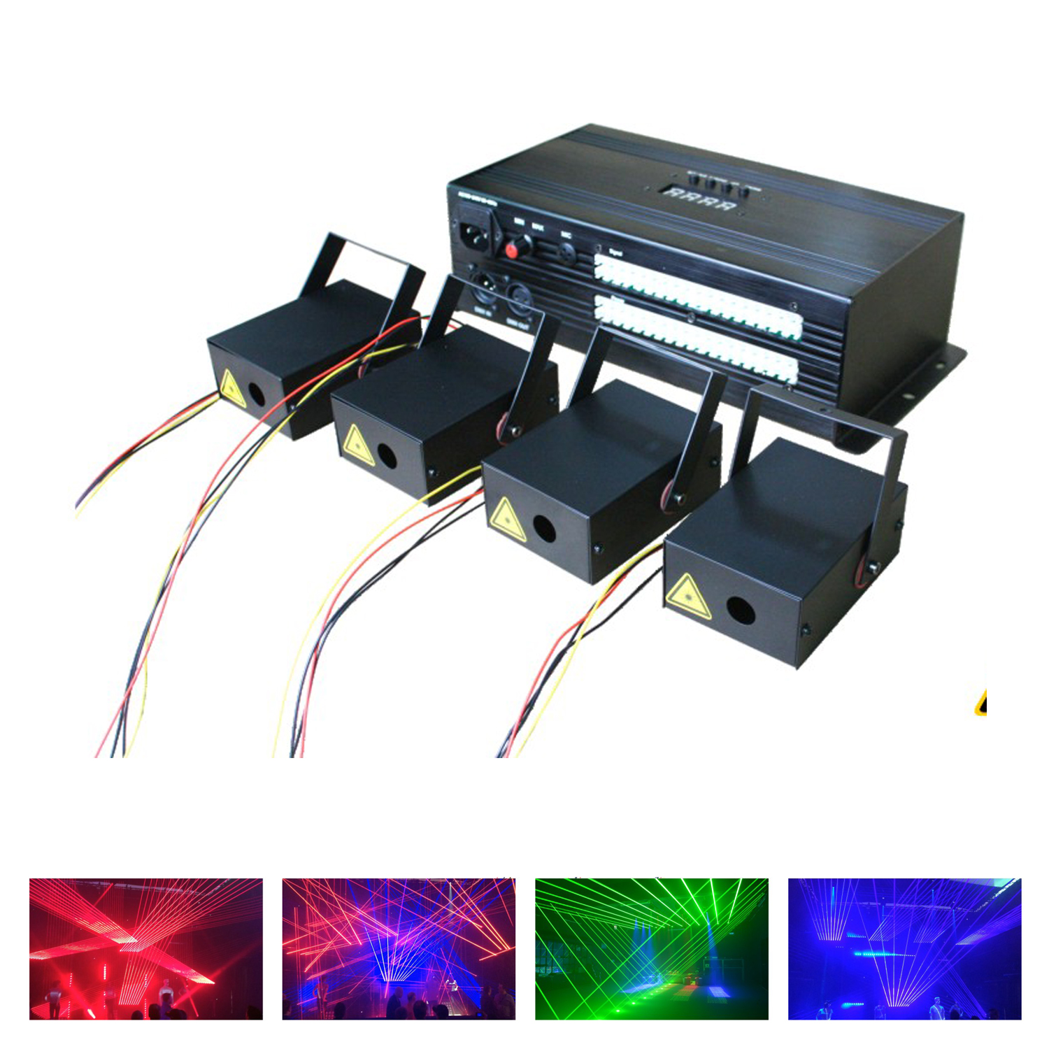 Lightful X6 Rainrops laser controller & beeline laser 36head
